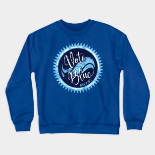 Vote Blue Crewneck Sweatshirt